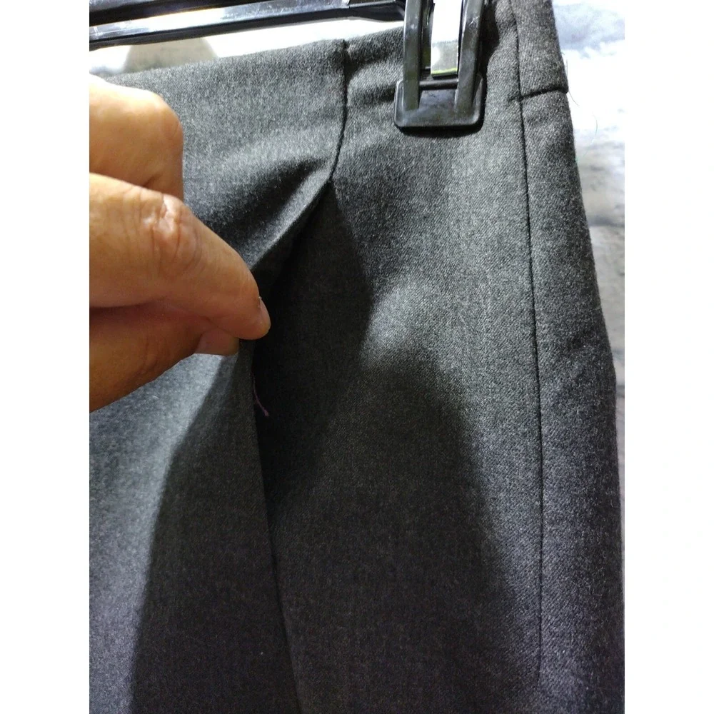 J.Crew Women's Gray Modern Wool Casual Straight And Pencil Casual Skirt Size 0‎